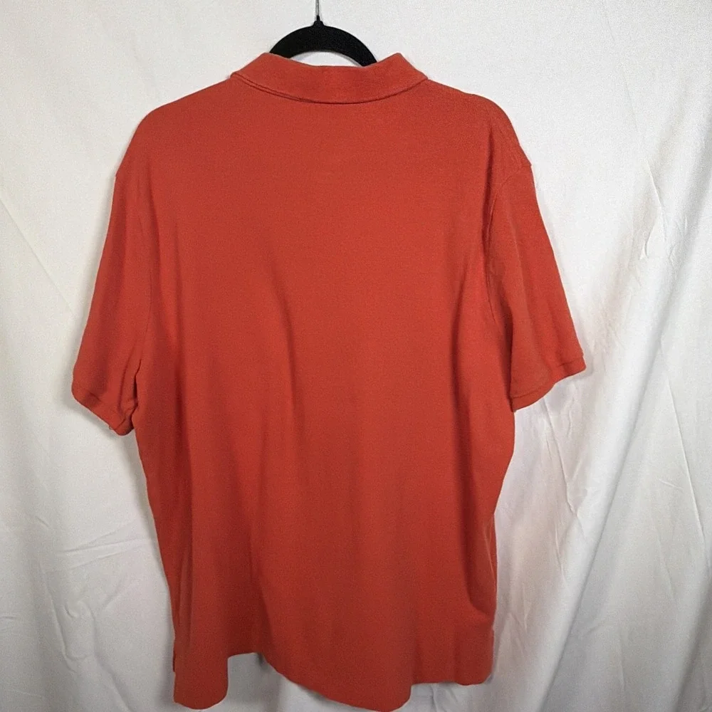 Polo Ralph Lauren Classic Fit‎ Polo Shirt Orange Royal Blue Pony